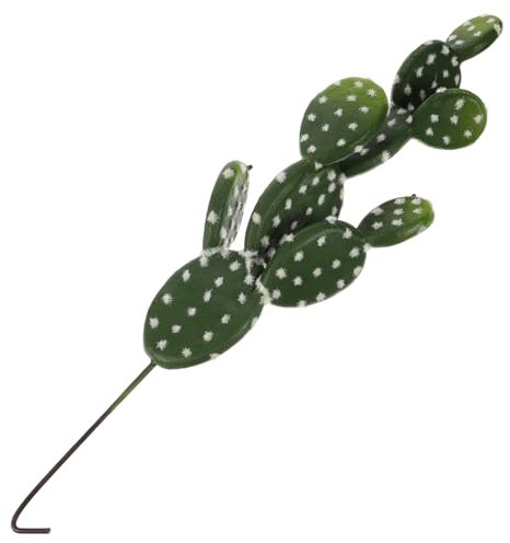 MAGICLULU Cactus Simulato Decorativo Pianta Artificiale Per Scrivania Cactus Finto Da Interno Realizzato in Materiali Plastici Effetto Realistico e Dettagliato Tocco Artistico Per Tua Casa