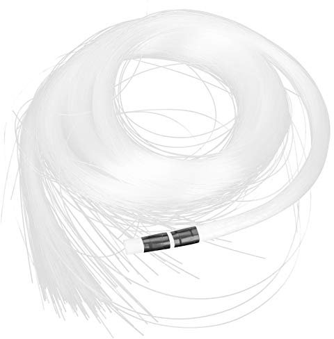 Marhynchus Decorazione per Tende in Fibra Ottica con 200 Percento 3 Metri di Cavo in Fibra Luminosa per Feste, Materiale Plastico PMMA