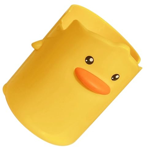 WEKADRIN Porte-Stylo Canard Mignon Organisateur De Stylo De Bureau Multi-Usages Avec Grand Pot Pour Crayons Pinceaux Maquillage Stable Et Facile À Nettoyer Pour Maison Et Bureau