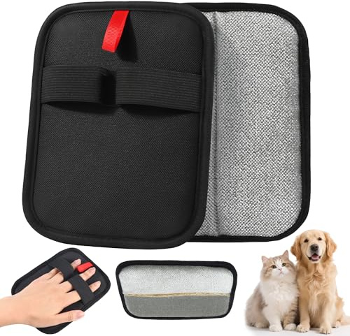 2 Guantes quitapelusas para Animales, Guantes para el Cuidado del Pelaje, quitapelusas para Lavado y depilación, para Gatos y Perros