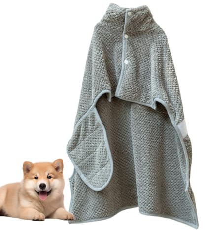 Protoence Hunde Trockenmantel | Schnell Trocknend Wärmend | Hunde Bademäntel Für Nach Dem Baden | Für Welpen Kätzchen Katzen Pool Zuhause Reisen Baden Schwimmen
