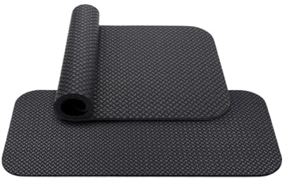 Bodenschutzmatte für Heimtrainer – 2er Set Anti-Vibrationsmatte 63,5cm | Rutschfeste Fitnessmatte für Laufband, Ergometer & Hometrainer | Lärmschutz & Bodenpflege im Fitnessraum
