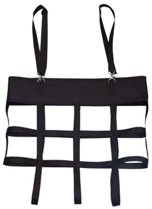 Verstellbare Fächertasche für Pferdestallboxen mit hängendem Design, 600D PVC-Material zur Kühlung von Pferden im Sommer, geeignet für Stall, Scheunen und Wohnmobile, 51 x 51 x 10 cm