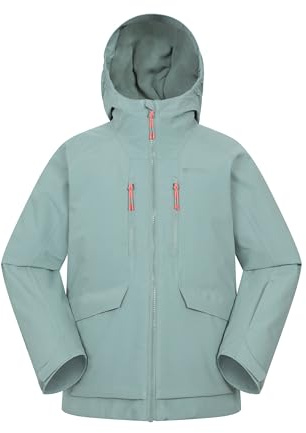 Mountain Warehouse Blizzard Kids Extreme Waterproof Ski Jacket Green Kids Size 9-10 Years
