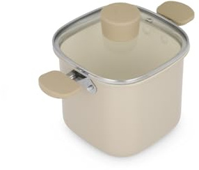 Casseruola alta 13x13 cm Mini Fantasy con coperchio beige