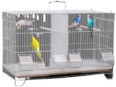 Fågel- och papegojbur Ultimate Luxury Villa Parrot Cage New Birdhouse & Nest