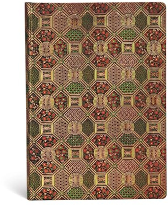 Paperblanks Hardcover Notizbücher Mandala | unliniert | Midi (130 × 180 mm): Unlined Midi (Sacred Tibetan Textiles)