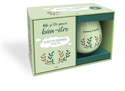 Coffret Mug - Ma p'tite pause bien-être: 30 recettes gourmandes spécial mug !