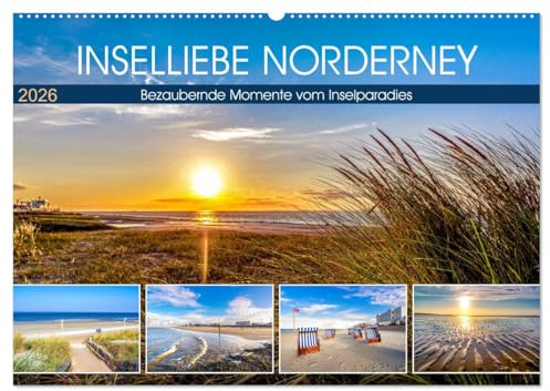 INSELLIEBE NORDERNEY (Wandkalender 2026 DIN A2 quer), CALVENDO Monatskalender: Bezaubernde Momente vom Inselparadies (CALVENDO Natur)