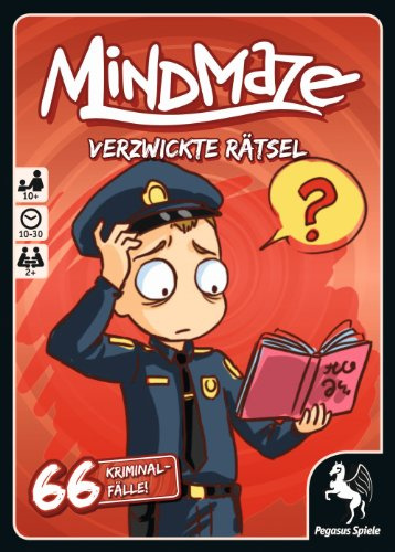 MindMaze - Verzwickte Rätsel (Kartenspiel), 66 Kriminalfälle