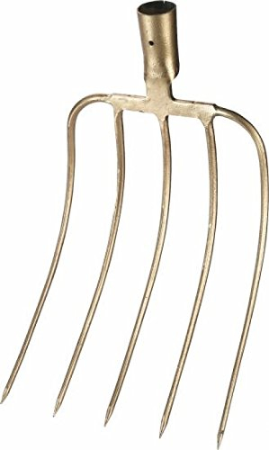 Triuso Dunggabel Mistgabel Gabel mit 5 Zinken Mistforke