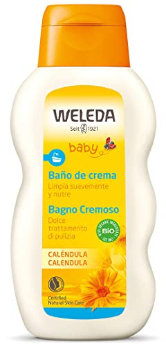 Weleda - Baño de crema de caléndula para bebe, 200 ml, afrutado