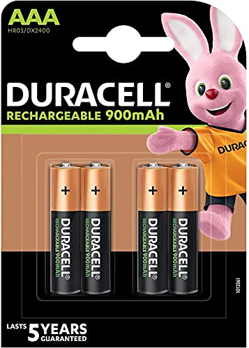 Duracell Pile Reste aufgeladen AAA, 850 mAh, NiMH, Lot de 4, des points Game Direct