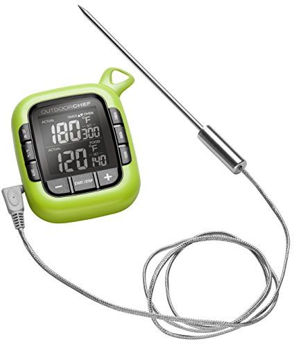 OUTDOORCHEF Grillthermometer Digital „Gourmet Check“ | Kerntemperatur Thermometer für perfekte Steaks | Fleischthermometer Grill, 8,7 x 2,8 x 10,7 cm