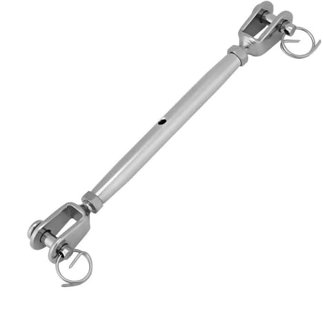Tendeur de Mâchoire Tendeur à Corps Fermé en Acier Inoxydable Tendeur de Vis de Gréement Galvanisé pour les Activités en Plein Air