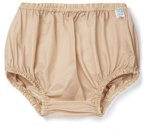 Incontinence Leak-Protection, Washable Pull-On Diaper Cover Pant, Advanced-Cool-Lightweight-Durable- Kleinert's (Beige, XX-Large)