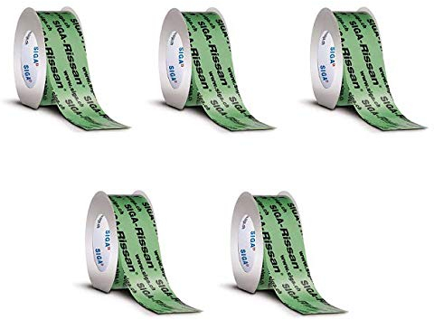 5 Rollen Siga Rissan 60 Dichtungsband 60mm x 25m Dampfsperre Dampfbremse