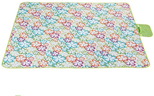 SlimpleStudio Strandmatte Tragbare,Picknickmatte verdickt im Freien feuchtigkeitsbeständige Matte Picknicktuch tragbare Rasenmatte-Grün_150x200cm