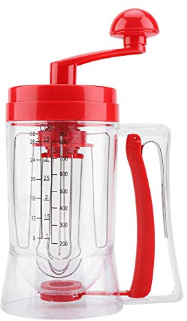 Distributeur de Pâte à Crêpes, Verseur de Pâte à Gâteaux pour Les Petits Gâteaux de Cuisson, Muffins, Crêpes, 800ml