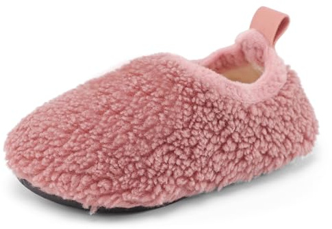 MK MATT KEELY Pantofole da Casa Bambini 1-7 Anni Ragazze Ragazzi Antiscivolo Leggero Comode Calzini Scarpe in Sherpa Vello