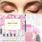 Purpledi Lifting Pestañas Kit Profesional, Kit de Permanente de Pestañas Brow Lamination Kit de Permanente de Semipermanente Profesional Adecuado, 4en1 Laminado de Cejas y Pestañas Tinte