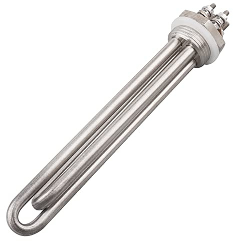 AIICIOO Heizelement Edelstahl 1 Zoll Durchmesser 33.2mm 2U 24V 1200W