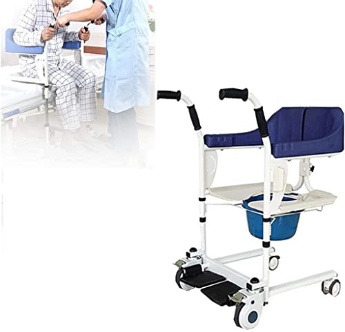 BDXZJ Ascenseurs pour Fauteuil Roulant, Chaise De Toilette De Douche À roulettes, Lève-Personne Multifonctionnel pour Personnes Âgées Handicapées, Comfortedition