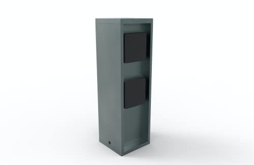 Steckdosensäule (anthrazit 2fach)