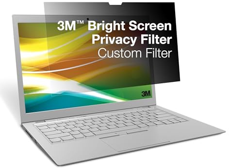 3M Bright Screen Blickschutzfilter für Apple MacBook Air 13 M2-M4, 16:10 | BPNAP006, 85% Lichtübertragung, bis zu 25% heller, Nanolouver-Technologie, 60° Blickschutz
