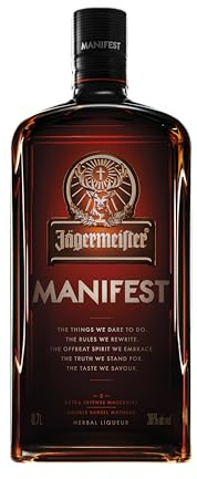 Jägermeister MANIFEST 70cl - Liquore premium a base di erbe - 38% Vol