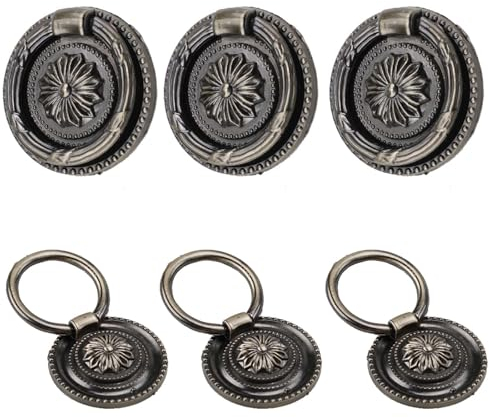 SVOCK Poignée de Meuble Vintage en Laiton avec Vis pour Armoire à Tiroirs et Meuble Ancien