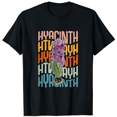 Hyacinth indoor blooming botanical gardening biologist plant T-Shirt