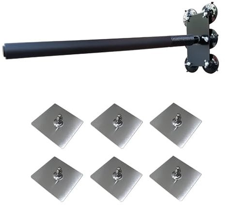 QIANMEI Wing Chun holzpuppe Wing Chun Dummy 60 cm, Tragbares Wing Chun Trainingsgerät, Tai Chi Spring Dummy Mit Aufklebbaren Nägeln, Kung Fu Handkrafttrainingsübung for Die Wand