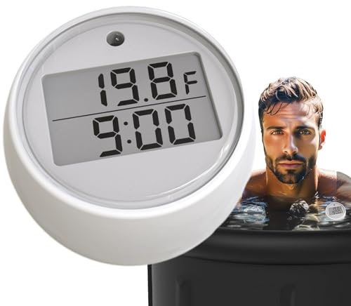 Cold Plunge Timer | Waterproof Floating Thermometer IP67