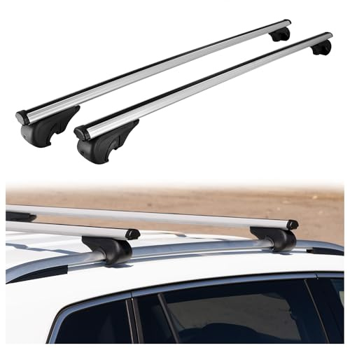 CHROMEMASTER Portapacchi da Tetto, Barre Tetto; Compatibile con Ford Tourneo Connect 2022+; Per il Trasporto di Box da Tetto, Portabiciclette, Scala | Struttura Leggera e Resistente in Alluminio