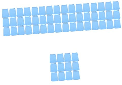 YARNOW 5 Ensembles De Piscine Filet Canne À Pêche Poubelle Vide Purificateur Separateur Basket Panier Skimmer Piscine Nettoyeur De Filtre De Piscine Nylon Blue 20 Pièces * 5