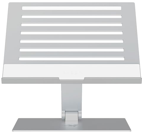 Razer Adjustable Laptop Stand - Ergonomischer höhenverstellbarer Laptop-Ständer für Laptops bis zu 18“ Zoll (höhen- und neigungsverstellbar, Robustes Aluminium, belüftetes Design) Mercury