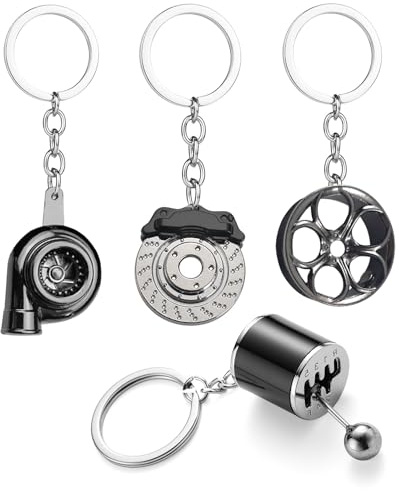 LURNODY 4 Pièces guardian bell moto, clochette moto, Accessoires de Voiture pour Homme, Cadeaux pour Les Amateurs de Voiture, pour Cadeau D'anniversaire, Souvenir