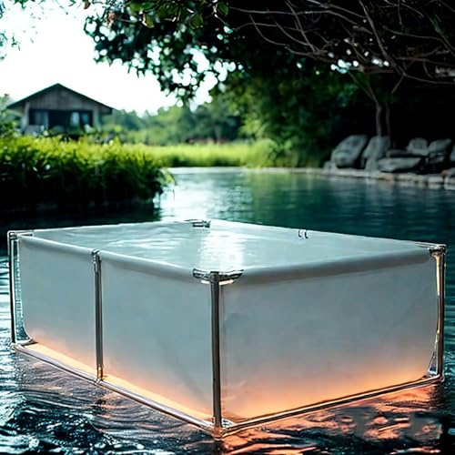 Piscina, telaio in acciaio fuori terra, durevole piscina da giardino per famiglie e bambini, facile da montare, include toppa di riparazione (L100 x L300 x A70 cm)