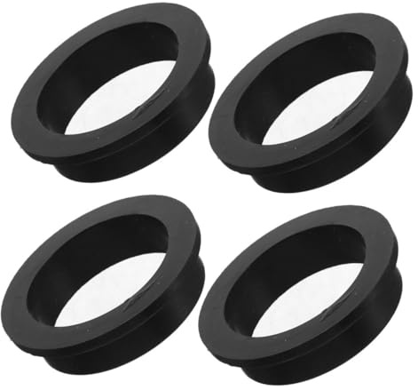 BUGUUYO 4 Stück L Ring Dichtung aus Silikon Ersatzdichtung für Sandfilterpumpenmotoren Schwarz Dichtungsringe für Poolschläuche Kompatibel mit Poolpumpen Langlebig und Dicht