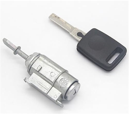 4D0905855G 4B0905851B Komplette Schließzylinderbaugruppe, Zündschalter, Schließzylinder, passend für Audi A6 C5 4B Zündschalterschloss (schwarzes A6 linkes Schloss)