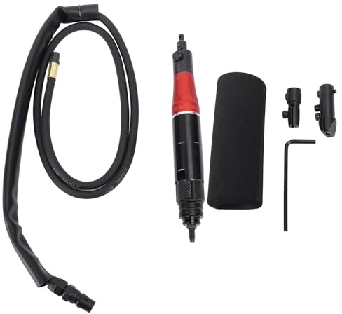 Pneumatischer Tellerschleifer, Mini Schleifmaschine mit 3mm Spannfutter, 0.65Mpa Arbeitsdruck - Leiser Betrieb, Präzise Poliermaschine für Metall und Holz
