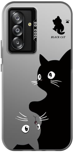 YUXING Handyhülle für Samsung Galaxy S26 Plus/S26+ 5G Hülle Ultra Dünn Stoßfeste Schutzhülle mit Blumen Tier Graffiti Art Muster Design Slim Bumper Case Cover, Cat
