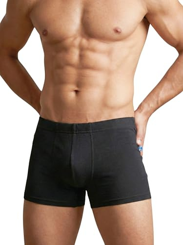 Liabel Boxer Uomo Cotone 100% Traspirante (Confezione da 3) Mutande Uomo Boxer Intimo per Comfort Quotidiano - Taglie M XXL (IT, Testo, XXL, Regular, Regular, Nero - 3 Boxer Neri)