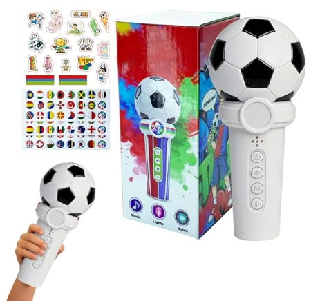 Megáfono de Animación | Altavoz Juguete con Forma de Silbato de Fútbol - Megáfono con Pegatinas Decorativas - para Eventos Deportivos, de Estadio, Festivales, Fútbol