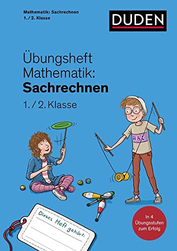Übungsheft Mathematik - Sachrechnen 1./2. Klasse: Mit Stickern und Lernerfolgskarten (Übungshefte Grundschule Mathematik)