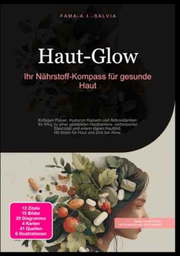 Haut-Glow: Ihr Nährstoff-Kompass für gesunde Haut: Kollagen Pulver, Hyaluron Kapseln und Antioxidantien: Ihr Weg zu einer gestärkten Hautbarriere, ... Mit Biotin für Haut und Zink bei Akne.