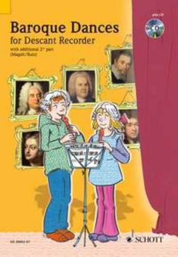 Barocke Tänze: 2 Sopran-Blockflöten. (Spiel und Spaß mit der Blockflöte)