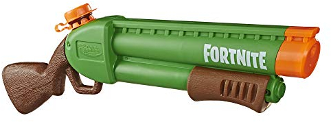 Super Soaker Nerf Fortnite Pump-SG Wasserblaster – Pump-Action Wasser-Attacke – Für Kinder, Jugendliche und Erwachsene, Mehrfarbig, E7647FF1