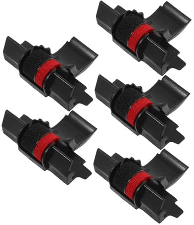 Hemobllo 5pcs Compatible Ink Roller for Calculator Low-carbon Ink Flatter Ribbon for Crisp Prints Practical Printer Accessory